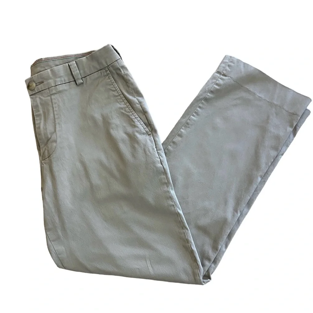 Southern Tide Men’s Classic Fit Intracoastal Tan Khakis Chinos 32 Inch Waist